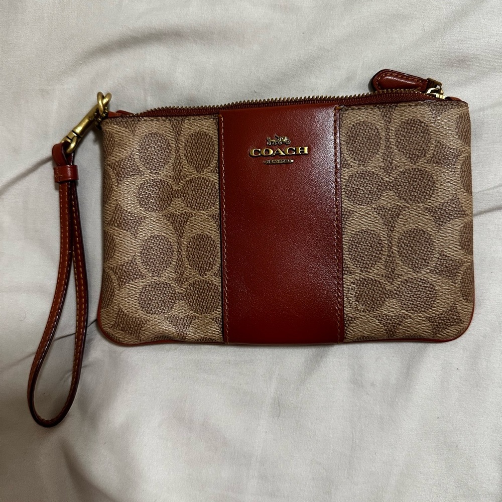 Like new Coach wristlet!